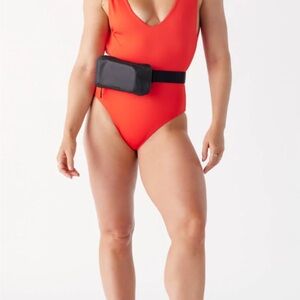 Vibrant Red Women's One Piece Swimsuit